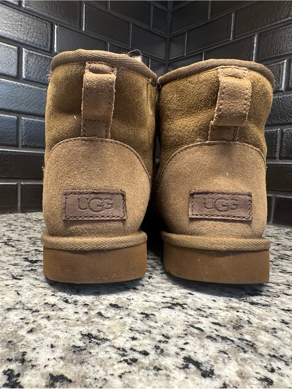 UGG women’s brown booties, sz 7 - Picture 10 of 13